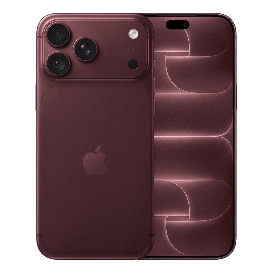 iPhone 18 Pro Max in Burgundy, front and back